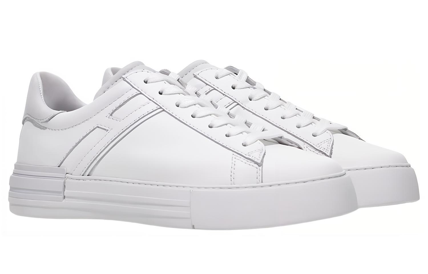 HOGAN Rebel Comfortable Low top Stylish Skateboarding Shoes Men's White