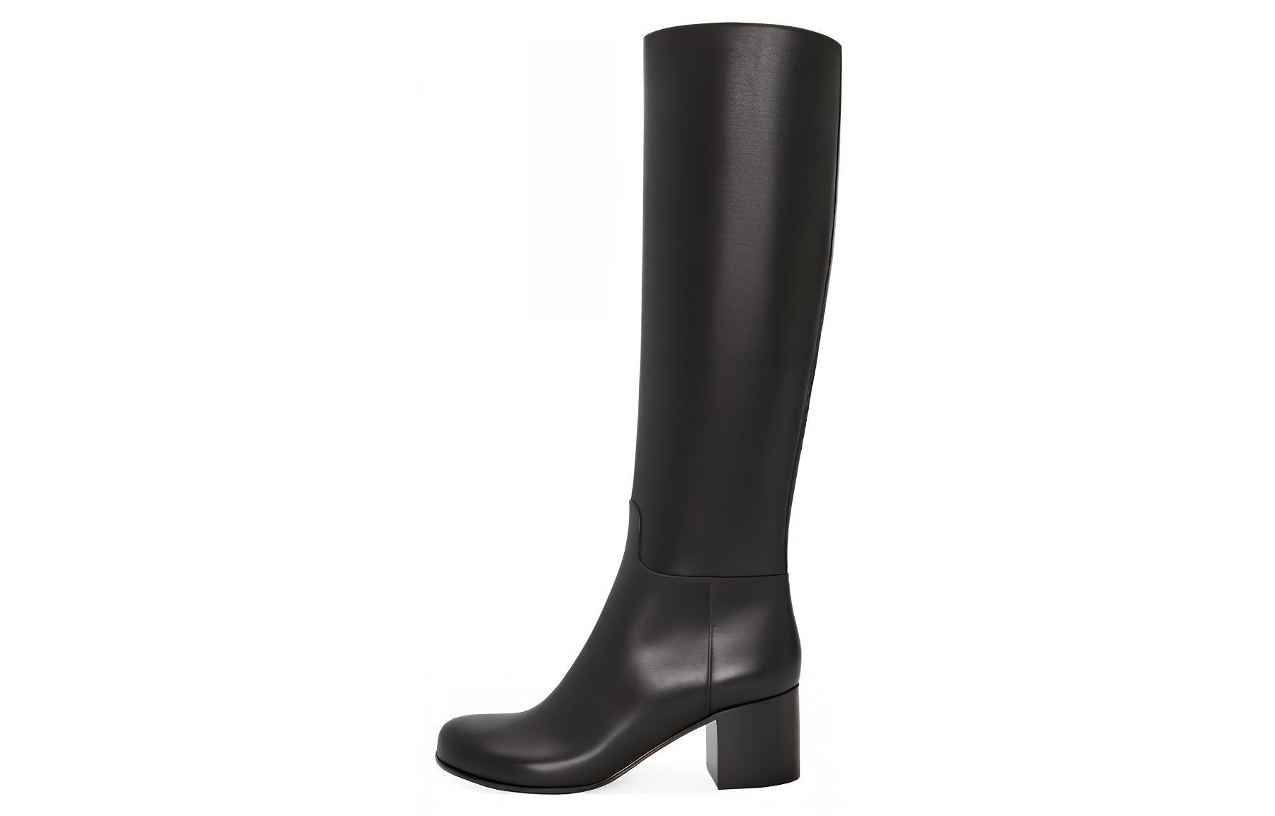 LOEWE Knee high Boots Women's Black