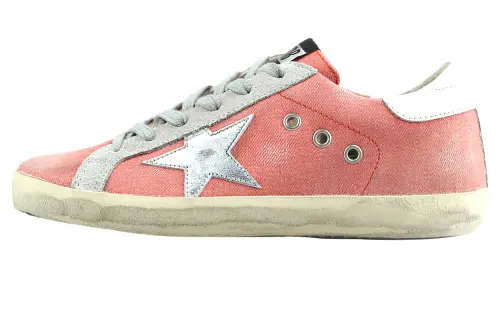 Golden Goose Super Star Skateboard Shoes Women's Low Top Pink