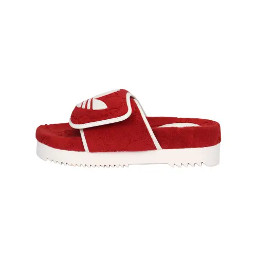 Gucci Adidas x Gucci Gg Platform Sandal 'Red Cotton Sponge'