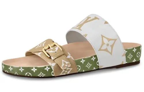 LOUIS VUITTON Lv Bom Dia 'White Green' Women's