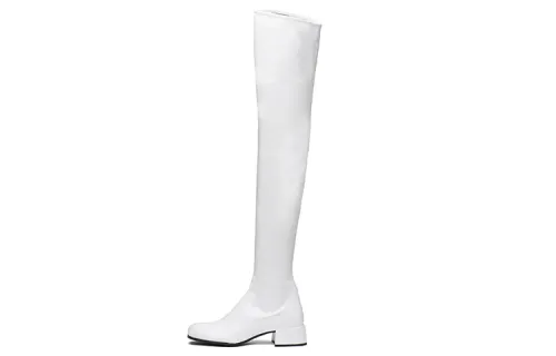 PRADA Knee high Boots Women's White