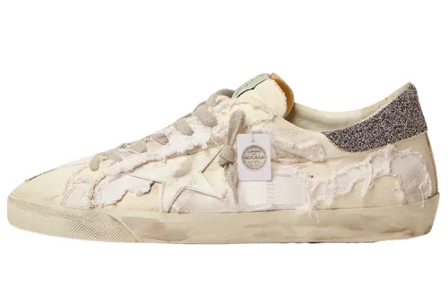 Golden Goose Super Star Stylish Skateboarding Shoes Men's White