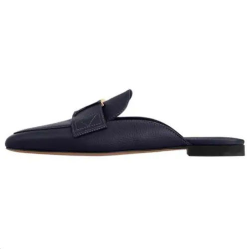 LOUIS VUITTON Capri Closed Toe Slippers Women's Blue