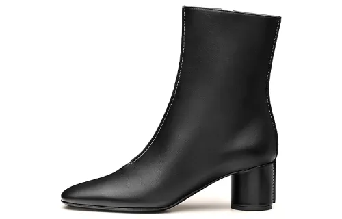 HERMES Dedale Ankle Boots Women's Black