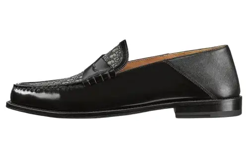 DIOR Leather, Cow Leather Casual Shoes Men's Black