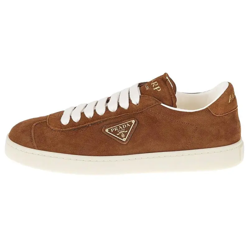 PRADA Low top Skateboard Shoes Women's Brown