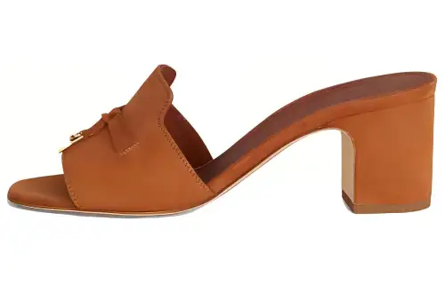 Loro Piana Quick Dry Quick Dry Slide Slippers Women's Brown