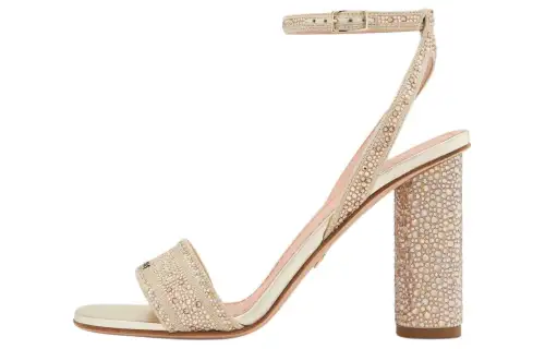 DIOR Dway Fashion Sandal 10cm Women's Gold