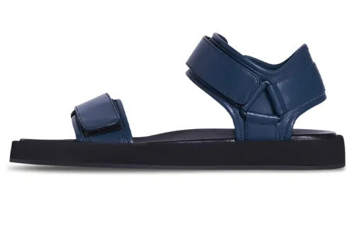 THE ROW Leather Beach Sandals Women's Blue