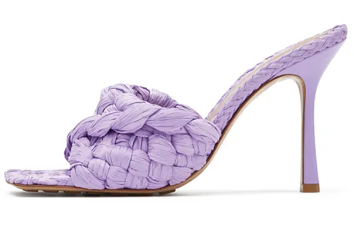 Bottega Veneta Stretch Slide Slippers Women's Lavender