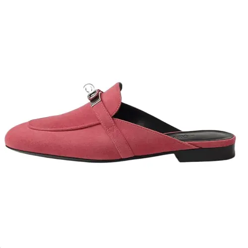 HERMES Oz Closed Toe Slippers Women's Pink
