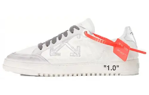 OFF WHITE 2.0 Low Silver Crocodile FW19