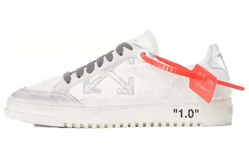 OFF WHITE 2.0 Low Silver Crocodile FW19