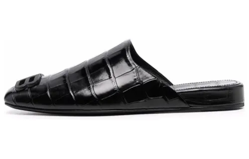 Balenciaga Cosy Fashion Slippers Women's Black