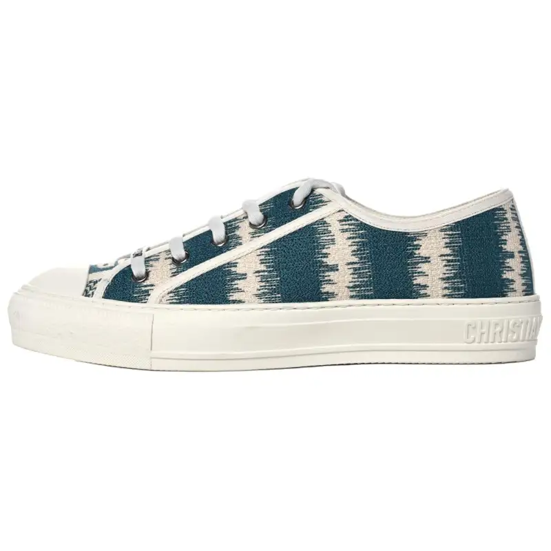 DIOR Walk'n'Dior Low top Stylish Skateboarding Shoes Women's Deep Sea Blue