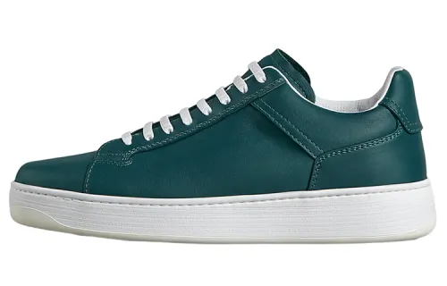 Bottega Veneta Leather Stylish Skateboarding Shoes Men's Blue