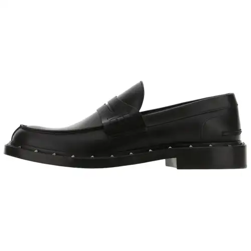 Valentino Garavani Trendy Men's Casual Shoes Unlined Shoes Black