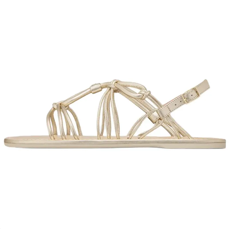 DIOR Dioriviera D Sand One Strap Sandals Women's Gold