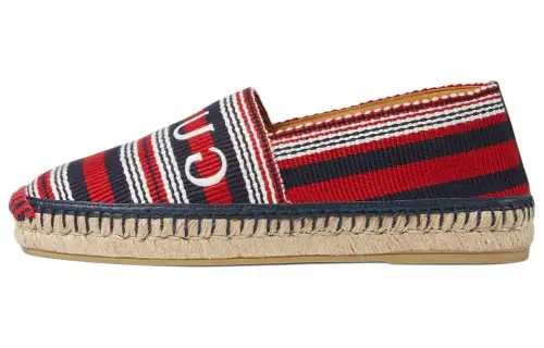 GUCCI Espadrilles Men's Black White Red