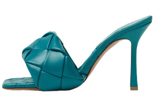 Bottega Veneta Lido Stylish Sandal 9cm Women's Blue