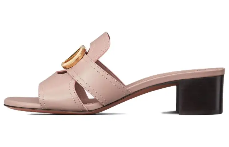 DIOR 30 Montaigne Slide Slippers 4cm Women's Pink