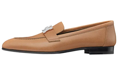 HERMES PARIS Loafers Women's Brown