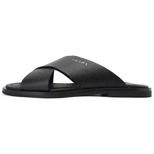 PRADA Slide Slippers Men's Black