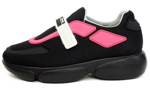 PRADA Leather Low top Casual Shoes Women's