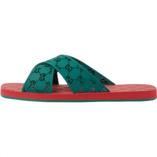 Gucci Gg Slide Sandal 'Green'