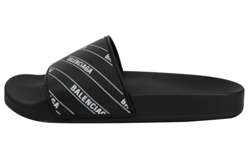 Balenciaga Slide Slippers Women's Black