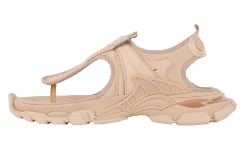 Balenciaga Track Thong Sandal Beige Women's