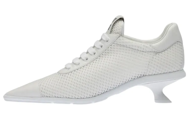 MIU MIU Irregular Heel High Heels Women's White