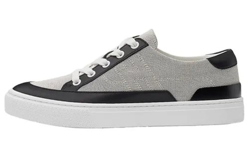 HERMES Deep Low top Stylish Skateboarding Shoes Women's Gray Black