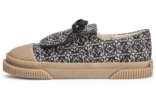 LOEWE Low top Canvas Shoes Women's Blue Black