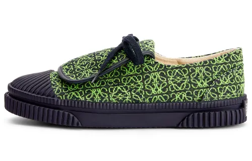 LOEWE Skateboard Shoes Women's Low Top Green/Blue