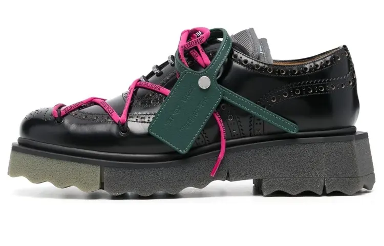 OFF WHITE Burwood Leather Brogues Church's Black