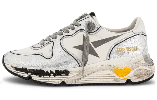 Golden Goose Running Sole Silver Women's