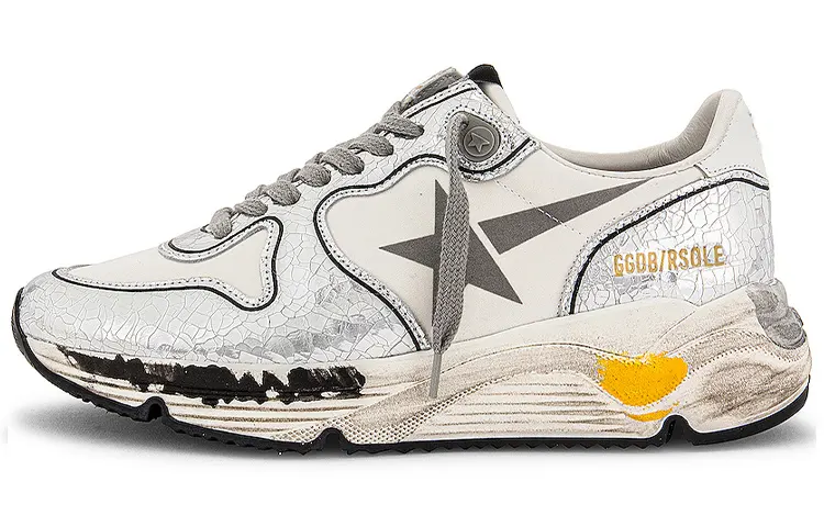 Golden Goose Running Sole Silver Women's