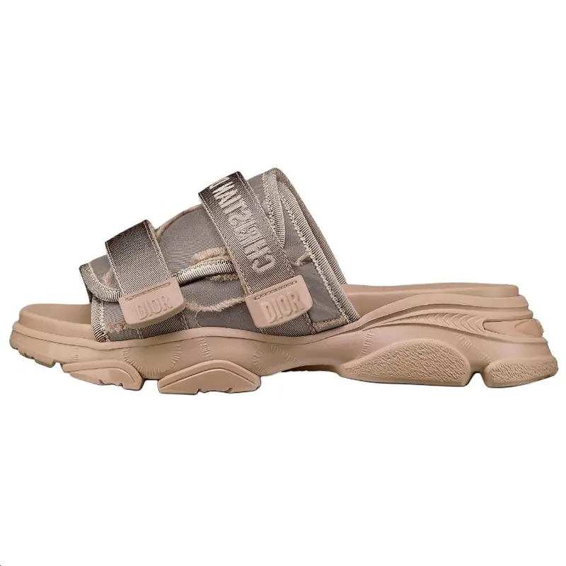 DIOR D Wander Slide Slippers Women's Nude