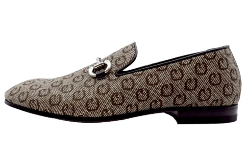 GUCCI Men's Casual Shoes Men's Low Top Dark Brown
