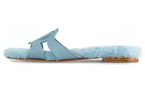 LOUIS VUITTON Isola Slide Slippers Women's Blue