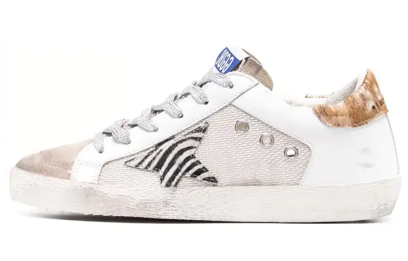 Golden Goose Super Star Skateboard Shoes Women's Low Top White