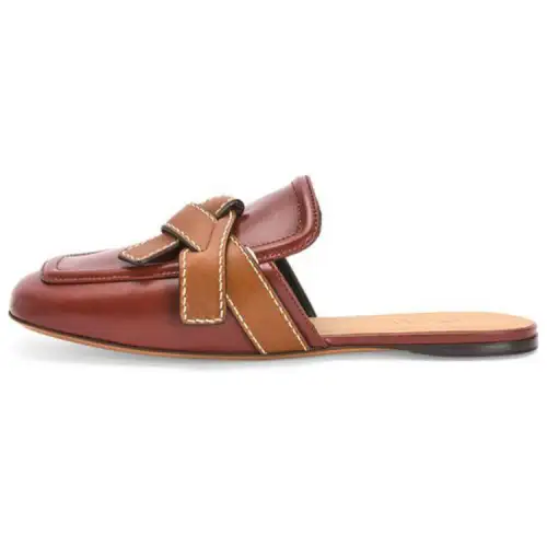 LOEWE Gate Closed Toe Slippers Women's Umber