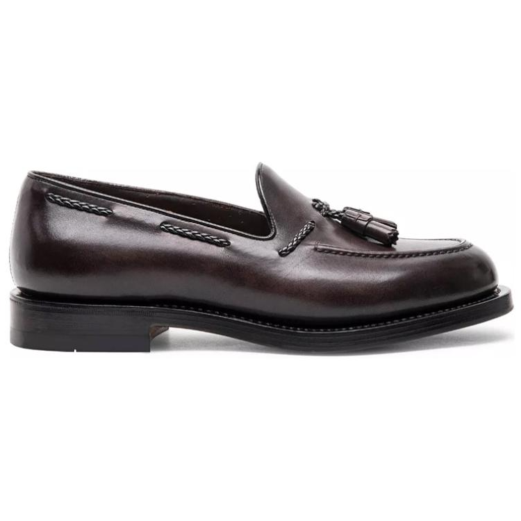 Santoni Loafers Men's Low Top Brown
