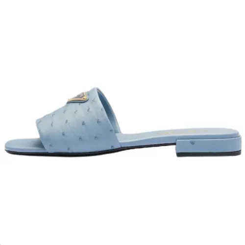 PRADA Slide Slippers Women's Blue