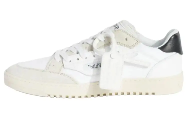 OFF-WHITE Logo Patch Lace-Up Sneakers