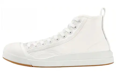 Bottega Veneta Vulcan Stylish Skateboarding Shoes Men's White