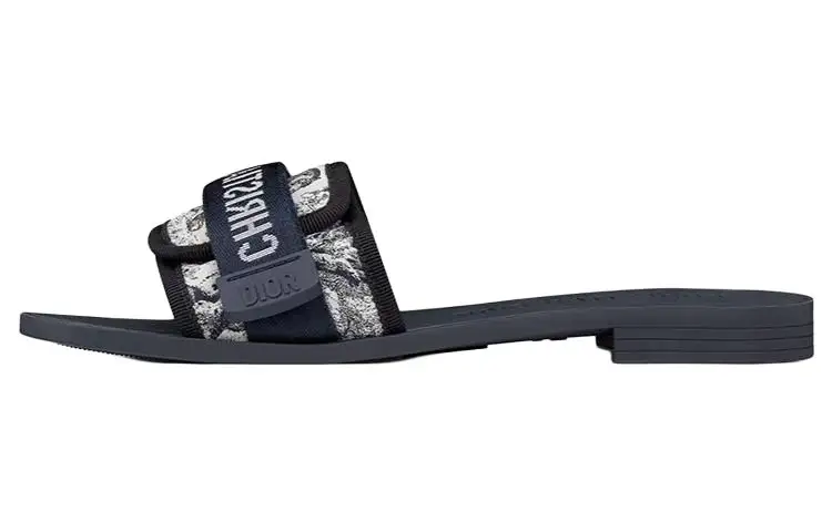 DIOR Diorevolution Slide Slippers Women's Dark Blue