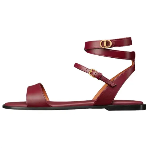 DIOR One Strap Sandals Women's Red